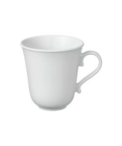 ماگ سفید دسته مدل دار